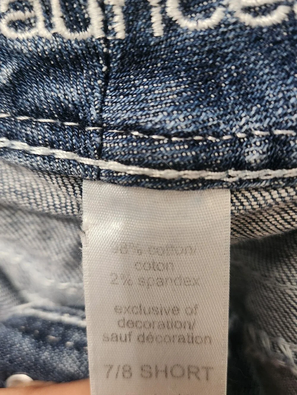 Maurices Bootcut Jeans Women's Size 7/8 Short Regular Light Wash Y2k Denim 33x29